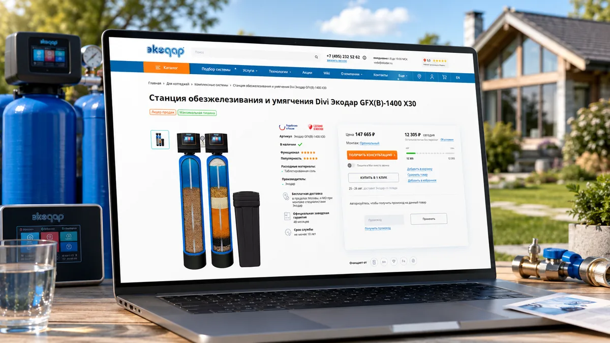 Цифровая система для «Экодар» — обложка проекта